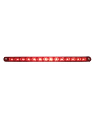 (CARD) CHROME 14 RED LED 12" S/T/T LIGHT BAR - RED LENS (CARD) CHROME 14 RED LED 12" S/T/T LIGHT BAR - RED LENS