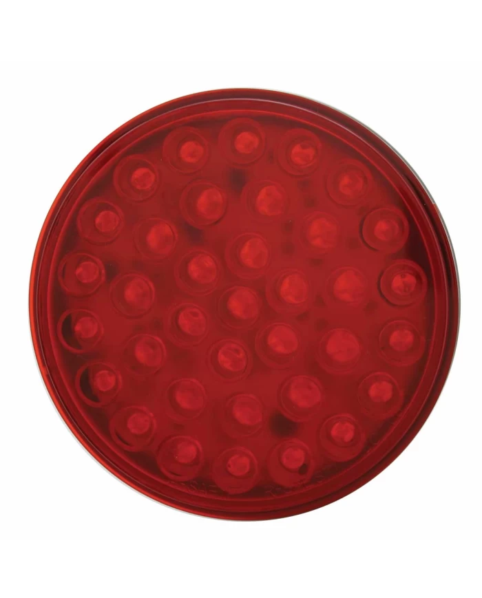 (BULK) ECONOMY 36 RED LED 4" S/T/T LIGHT - RED LENS
