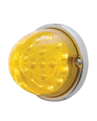 (BULK) 17 AMBER LED DUAL FUNCTION CLEAR REFLECTOR CAB LIGHT FLUSH MOUNT KIT - AMBER LENS (BULK) 17 AMBER LED DUAL FUNCTION CLEAR REFLECTOR CAB LIGHT FLUSH MOUNT KIT - AMBER LENS