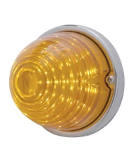 (BULK) 17 AMBER LED BEEHIVE CAB LIGHT FLUSH MOUNT KIT - AMBER LENS (BULK) 17 AMBER LED BEEHIVE CAB LIGHT FLUSH MOUNT KIT - AMBER LENS