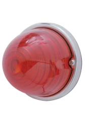(BULK) 17 RED LED BEEHIVE CAB LIGHT FLUSH MOUNT KIT - RED LENS (BULK) 17 RED LED BEEHIVE CAB LIGHT FLUSH MOUNT KIT - RED LENS
