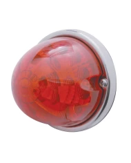 (BULK) 17 RED LED WATERMELON REFLECTOR CAB LIGHT FLUSH MOUNT KIT - RED LENS (BULK) 17 RED LED WATERMELON REFLECTOR CAB LIGHT FLUSH MOUNT KIT - RED LENS