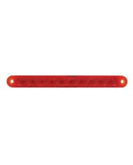(BULK) 10 RED LED 6 1/2" S/T/T FLUSH MOUNT LIGHT BAR - RED LENS (BULK) 10 RED LED 6 1/2" S/T/T FLUSH MOUNT LIGHT BAR - RED LENS