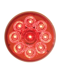 (CARD) 9 RED LED 2 1/2" REFLECTOR CLEARANCE/MARKER LIGHT - RED LENS (CARD) 9 RED LED 2 1/2" REFLECTOR CLEARANCE/MARKER LIGHT - RED LENS
