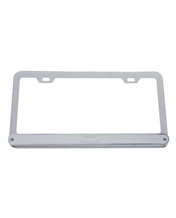 (CARD) LICENSE FRAME W/ 14 AMBER LED 12" LIGHT BAR - CHROME LENS (CARD) LICENSE FRAME W/ 14 AMBER LED 12" LIGHT BAR - CHROME LENS