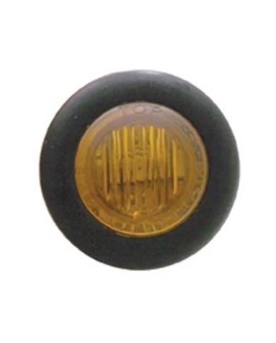 (CARD) 3 AMBER LED MINI CLEARANCE/MARKER LIGHT WITH AMBER LENS (CARD) 3 AMBER LED MINI CLEARANCE/MARKER LIGHT WITH AMBER LENS