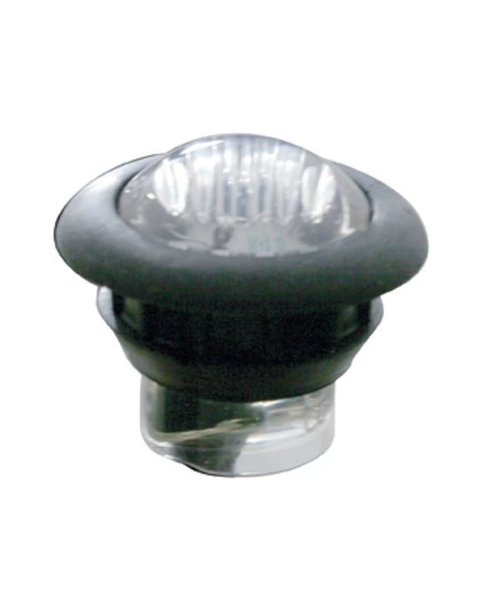 (CARD) 3 AMBER LED MINI CLEARANCE/MARKER LIGHT WITH CLEAR LENS