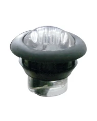 (CARD) 3 AMBER LED MINI CLEARANCE/MARKER LIGHT WITH CLEAR LENS