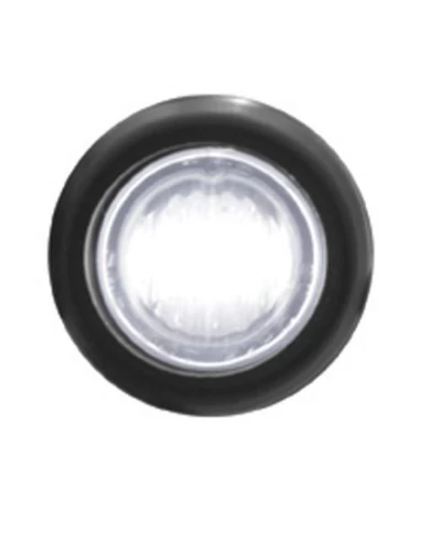 (CARD) 3 WHITE LED MINI CLEARANCE/MARKER LIGHT WITH CLEAR LENS (CARD) 3 WHITE LED MINI CLEARANCE/MARKER LIGHT WITH CLEAR LENS