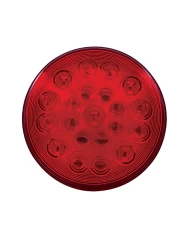 (CARD) 21 RED LED 4" S/T/T LIGHT - RED LENS