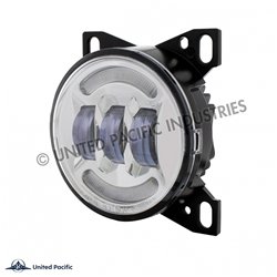 UP36605-18 LED Fog Light With LED Light Bar For Peterbilt 579 (2012-2021) & Kenworth T660 (2007-2017)-Chrome