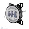 UP36605-18 LED Fog Light With LED Light Bar For Peterbilt 579 (2012-2021) & Kenworth T660 (2007-2017)-Chrome