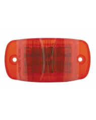 (BULK) 14 RED LED RECTANGULAR CLEARANCE/MARKER LIGHT W/ 90 LED - RED LENS