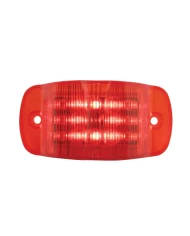 (BULK) 14 RED LED RECTANGULAR CLEARANCE/MARKER LIGHT W/ 90 LED - RED LENS