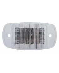 (BULK) 14 AMBER LED RECTANGULAR CLEARANCE/MARKER LIGHT W/ 90 LED - CLEAR LENS