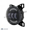 UP36606-18 LED Fog Light With LED Light Bar For Peterbilt 579 (2012-2021) & Kenworth T660 (2007-2017)-Black