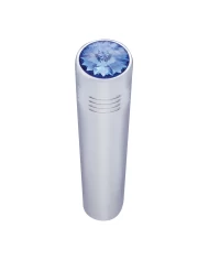 (CARD) CHROME PETERBILT LONG TOGGLE SWITCH EXTENSION W/ DIAMOND - BLUE (CARD) CHROME PETERBILT LONG TOGGLE SWITCH EXTENSION W/ DIAMOND - BLUE