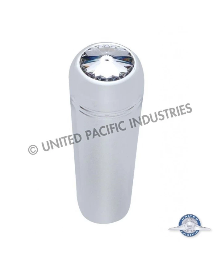 (2/CARD) CHROME KENWORTH SHORT TOGGLE SWITCH EXTENSION W/ DIAMOND - CLEAR (2/CARD) CHROME KENWORTH SHORT TOGGLE SWITCH EXTENSION W/ DIAMOND - CLEAR