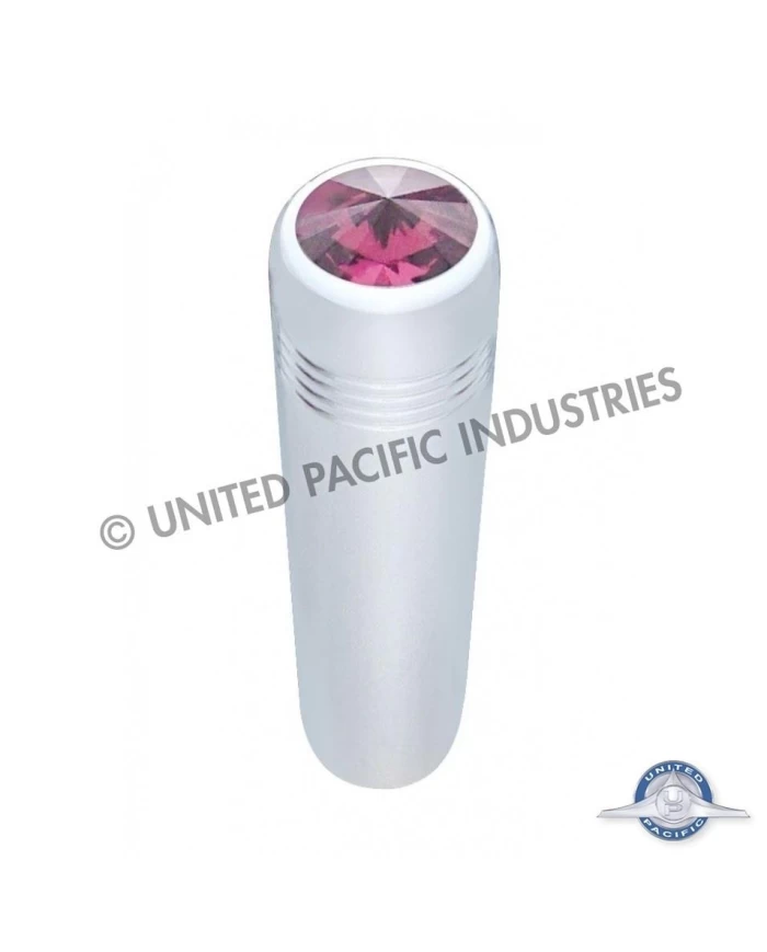 (2/CARD) CHROME KENWORTH LONG TOGGLE SWITCH EXTENSION W/ DIAMOND - PURPLE