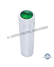 (CARD) CHROME FREIGHTLINER LONG TOGGLE SWITCH EXTENSION W/ DIAMOND - GREEN (CARD) CHROME FREIGHTLINER LONG TOGGLE SWITCH EXTENSION W/ DIAMOND - GREEN