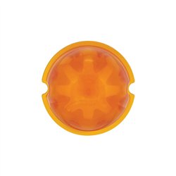 UP36658B-9 LED Dual Function GloLight Watermelon Cab/Auxiliary Light - Amber LED / Amber Lens (Bulk)