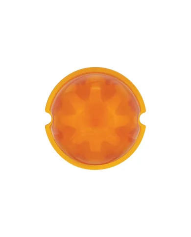 UP36658B-9 LED Dual Function GloLight Watermelon Cab/Auxiliary Light - Amber LED / Amber Lens (Bulk)