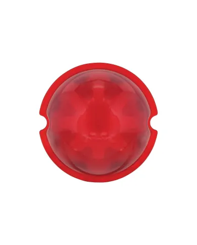 UP36659B-9 LED Dual Function GloLight Watermelon Cab/Auxiliary Light - Red LED/Red Lens (Bulk)