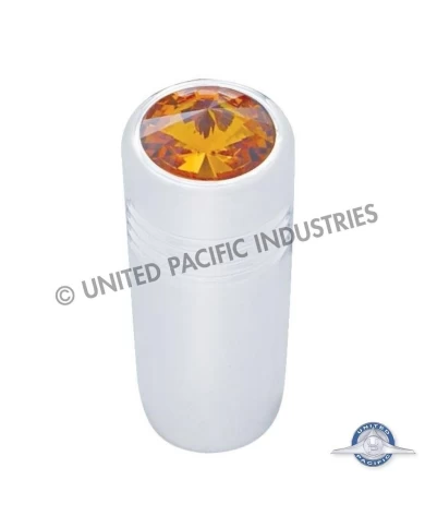 (CARD) SHORT FREIGHTLINER CHROME TOGGLE SWITCH EXTENSION W/ DIAMOND - AMBER (CARD) SHORT FREIGHTLINER CHROME TOGGLE SWITCH EXTENSION W/ DIAMOND - AMBER