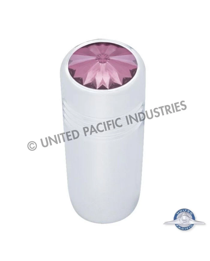 (CARD) SHORT FREIGHTLINER CHROME TOGGLE SWITCH EXTENSION W/ DIAMOND - PURPLE