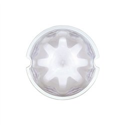 UP36660-9 LED Dual Function GloLight Watermelon Cab/Auxiliary Light - Amber LED/Clear Lens