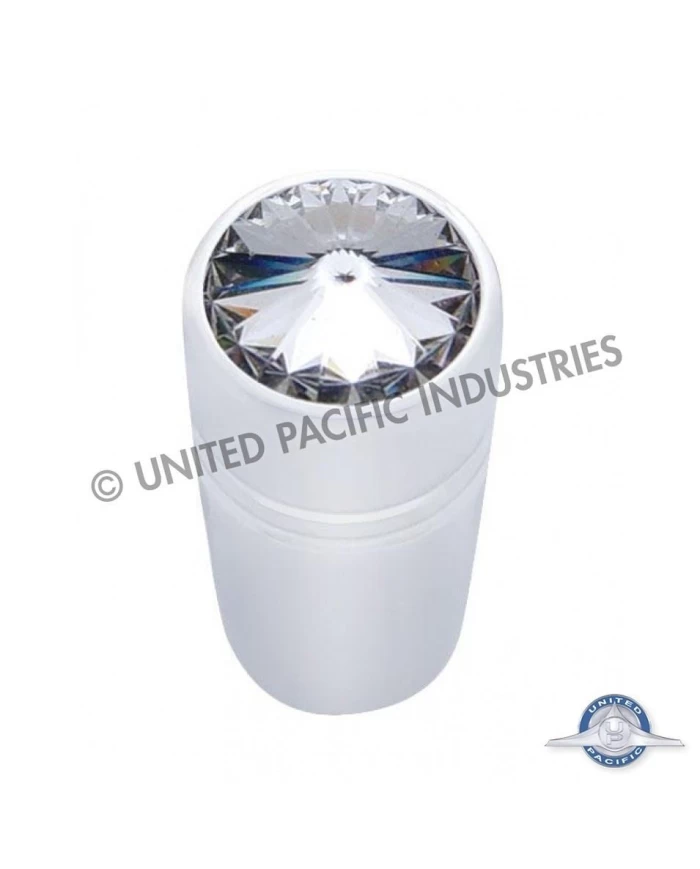 (3/CARD) CHROME PETERBILT MINI TOGGLE SWITCH EXTENSION W/ DIAMOND - CLEAR (3/CARD) CHROME PETERBILT MINI TOGGLE SWITCH EXTENSION W/ DIAMOND - CLEAR