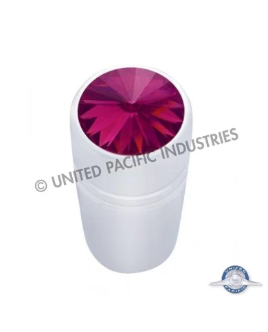 (3/CARD) CHROME PETERBILT MINI TOGGLE SWITCH EXTENSION W/ DIAMOND - PURPLE (3/CARD) CHROME PETERBILT MINI TOGGLE SWITCH EXTENSION W/ DIAMOND - PURPLE