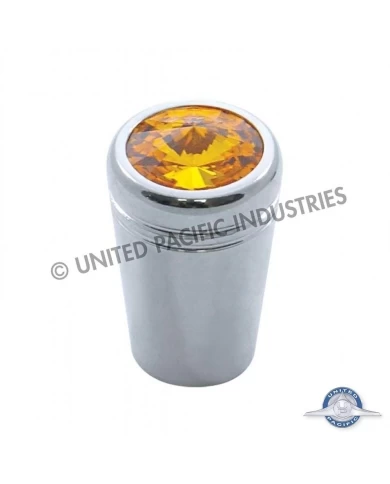 (3/CARD) CHROME KENWORTH MINI TOGGLE SWITCH EXTENSION W/ DIAMOND - AMBER (3/CARD) CHROME KENWORTH MINI TOGGLE SWITCH EXTENSION W/ DIAMOND - AMBER