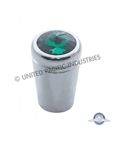 (3/CARD) CHROME KENWORTH MINI TOGGLE SWITCH EXTENSION W/ DIAMOND - GREEN (3/CARD) CHROME KENWORTH MINI TOGGLE SWITCH EXTENSION W/ DIAMOND - GREEN
