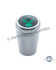 (3/CARD) CHROME KENWORTH MINI TOGGLE SWITCH EXTENSION W/ DIAMOND - GREEN (3/CARD) CHROME KENWORTH MINI TOGGLE SWITCH EXTENSION W/ DIAMOND - GREEN