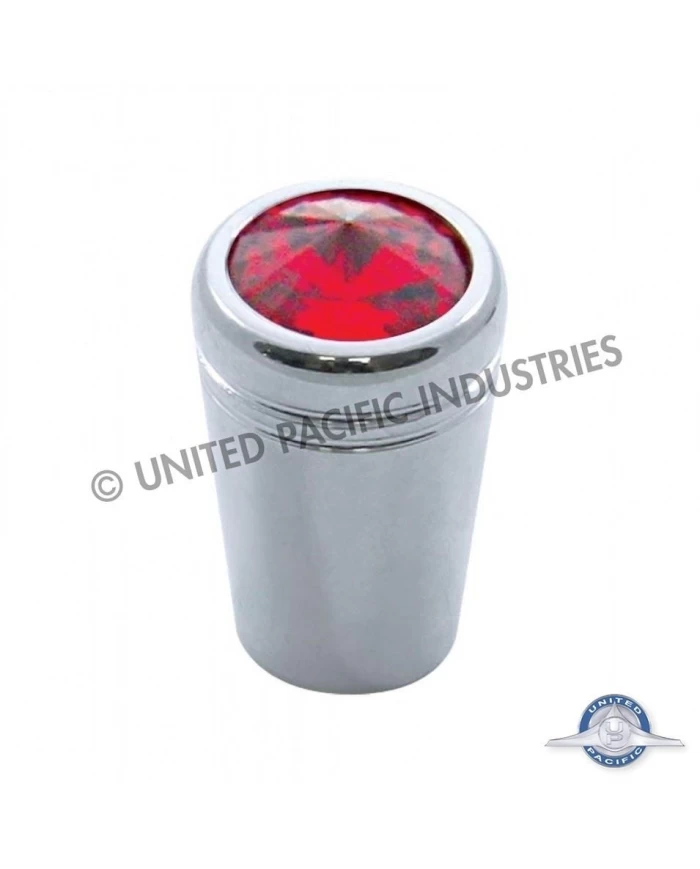 (3/CARD) CHROME KENWORTH MINI TOGGLE SWITCH EXTENSION W/ DIAMOND - RED (3/CARD) CHROME KENWORTH MINI TOGGLE SWITCH EXTENSION W/ DIAMOND - RED