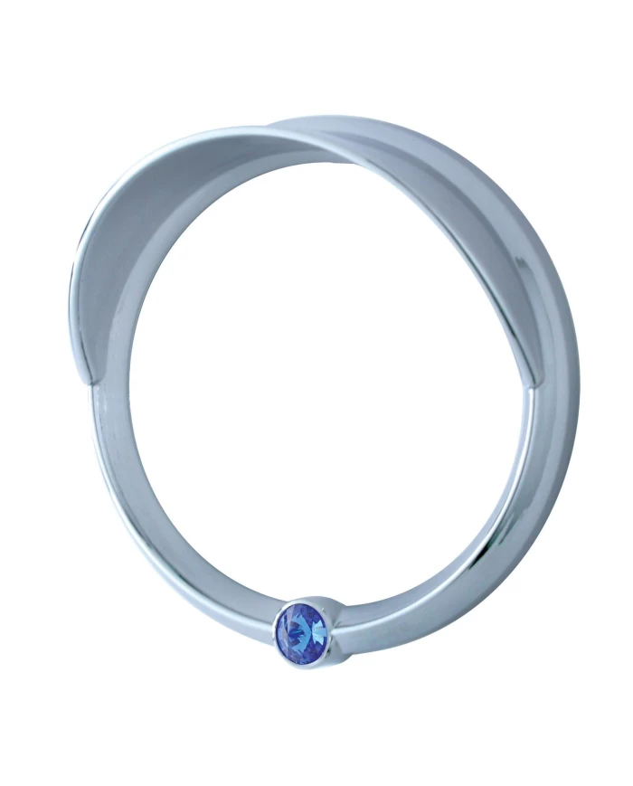 (CARD) FREIGHTLINER CENTURY CORONADO & COLUMBIA SPEED/TACHOMETER GAUGE COVER W/ VISOR & DIAMOND - BLUE