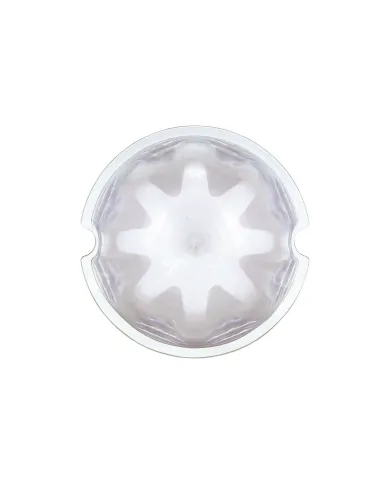 UP36661B-9 LED Dual Function GloLight Watermelon Cab/Auxiliary Light - Red LED/Clear Lens (Bulk)