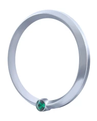 (CARD) FREIGHTLINER CENTURY CORONADO & COLUMBIA SPEED/TACHOMETER GAUGE COVER W/ DIAMOND - GREEN