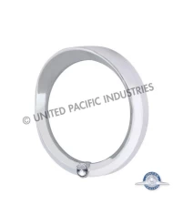 (CARD) CHROME 2006+ PETERBILT SPEED/TACHOMETER GAUGE COVER W/ VISOR & DIAMOND - CLEAR (CARD) CHROME 2006+ PETERBILT SPEED/TACHOMETER GAUGE COVER W/ VISOR & DIAMOND - CLEAR