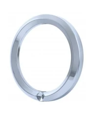 (CARD) CHROME 2006+ PETERBILT SPEED/TACHOMETER GAUGE COVER - INDENTED