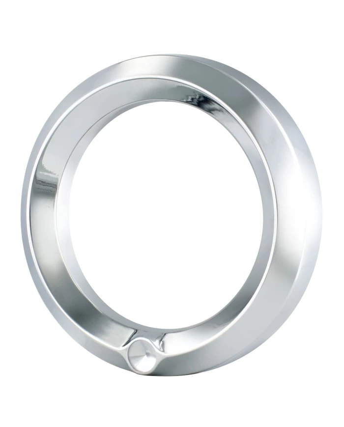 (CARD) CHROME KENWORTH SPEED/TACHOMETER GAUGE COVER - INDENTED