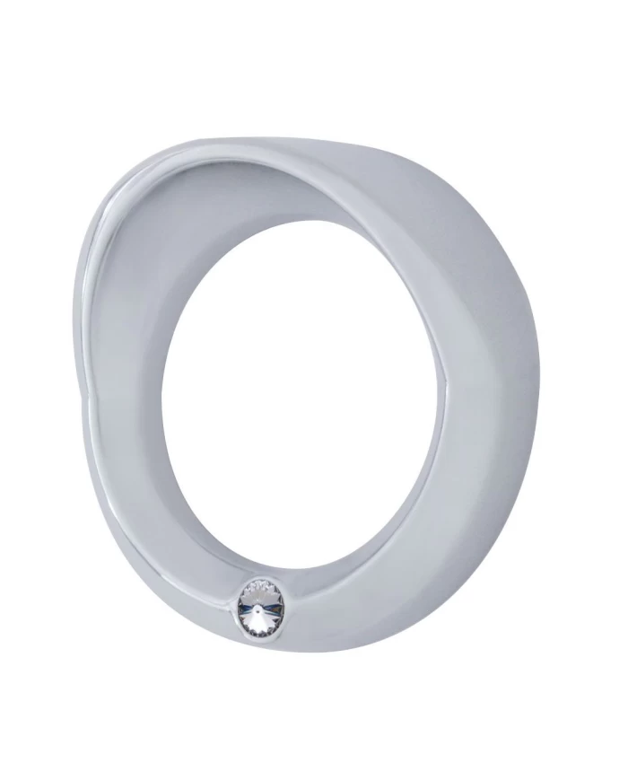 (CARD) CHROME 2006+ PETERBILT SMALL GAUGE COVER W/ VISOR & DIAMOND - CLEAR (CARD) CHROME 2006+ PETERBILT SMALL GAUGE COVER W/ VISOR & DIAMOND - CLEAR