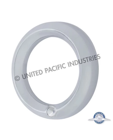 (BULK) CHROME 2006+ PETERBILT SMALL GAUGE COVER - INDENTED (BULK) CHROME 2006+ PETERBILT SMALL GAUGE COVER - INDENTED