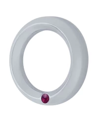 (CARD) CHROME 2006+ PETERBILT SMALL GAUGE COVER W/ DIAMOND - PURPLE (CARD) CHROME 2006+ PETERBILT SMALL GAUGE COVER W/ DIAMOND - PURPLE