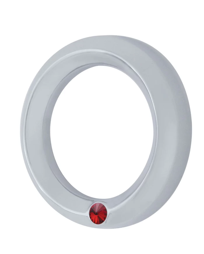 (CARD) CHROME 2006+ PETERBILT SMALL GAUGE COVER W/ DIAMOND - RED (CARD) CHROME 2006+ PETERBILT SMALL GAUGE COVER W/ DIAMOND - RED