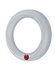 (CARD) CHROME 2006+ PETERBILT SMALL GAUGE COVER W/ DIAMOND - RED (CARD) CHROME 2006+ PETERBILT SMALL GAUGE COVER W/ DIAMOND - RED