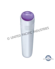 (CARD) CHROME PETERBILT LONG TOGGLE SWITCH EXTENSION W/ GLOSSY STICKER - PURPLE (CARD) CHROME PETERBILT LONG TOGGLE SWITCH EXTENSION W/ GLOSSY STICKER - PURPLE