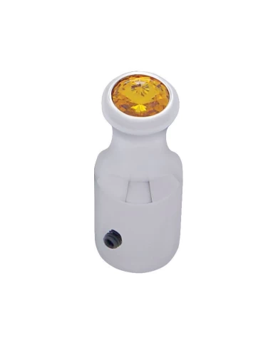 (BULK) CHROME INTERNATIONAL TOGGLE SWITCH EXTENSION W/DIAMOND - AMBER (BULK) CHROME INTERNATIONAL TOGGLE SWITCH EXTENSION W/DIAMOND - AMBER