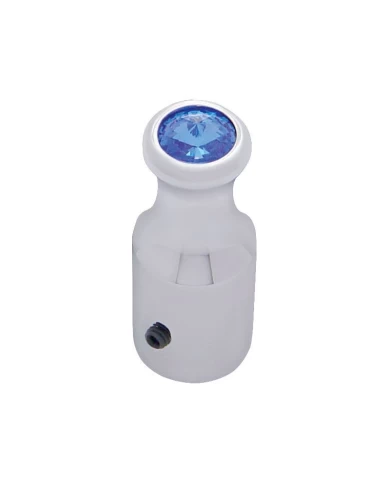 (BULK) CHROME INTERNATIONAL TOGGLE SWITCH EXTENSION W/DIAMOND - BLUE (BULK) CHROME INTERNATIONAL TOGGLE SWITCH EXTENSION W/DIAMOND - BLUE
